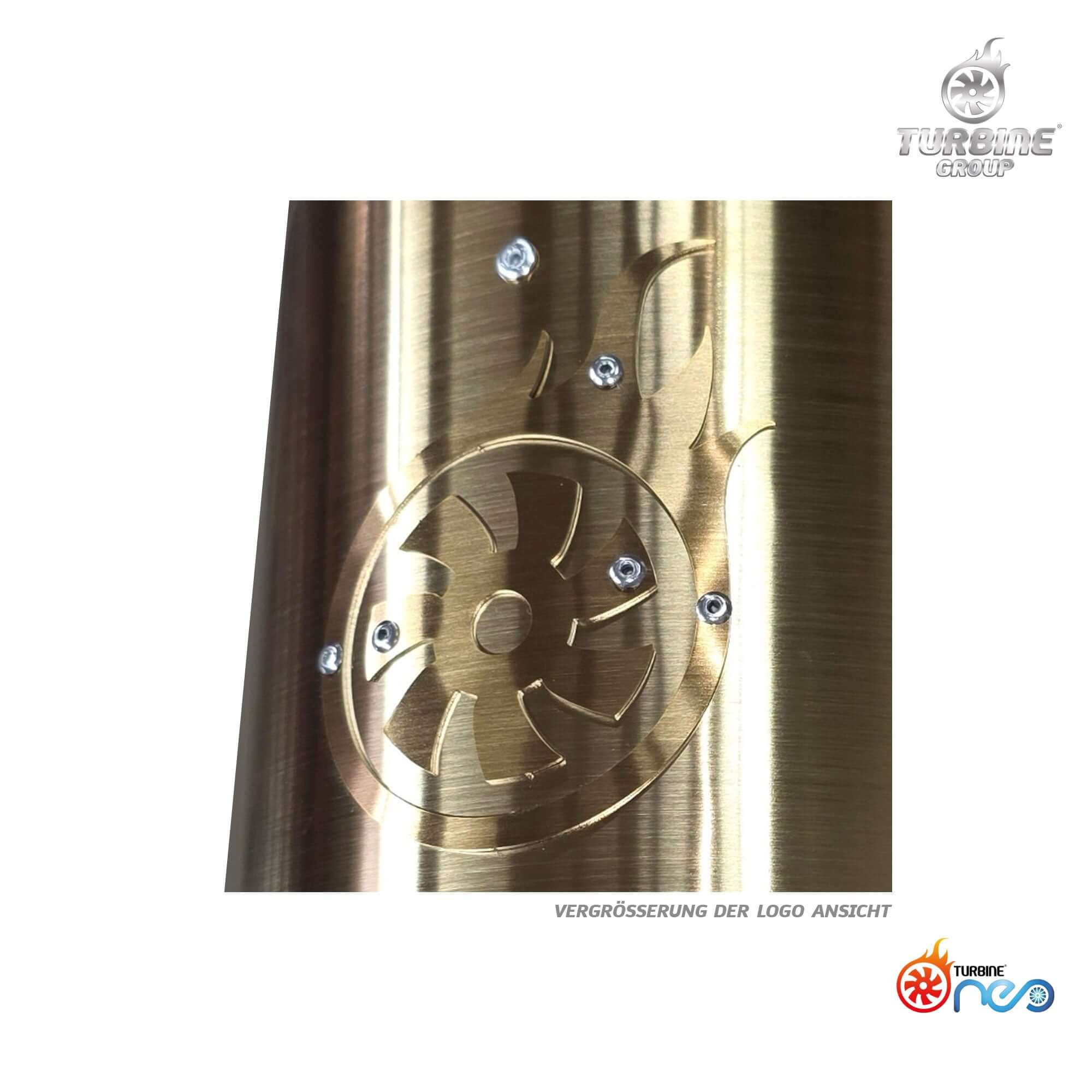 Turbine Neo Gold -Limited Edition - Zoom auf Turbine Logo
