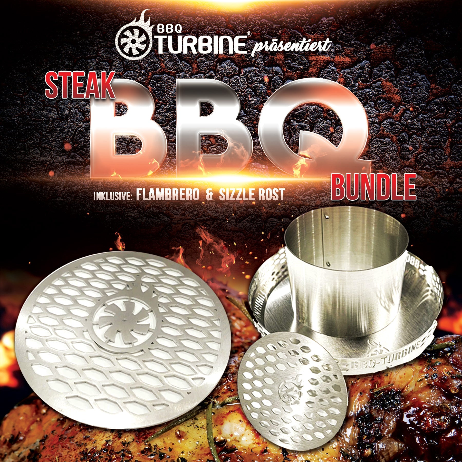 flambrero - BBQ-Turbine® Steak-BBQ-Bundle