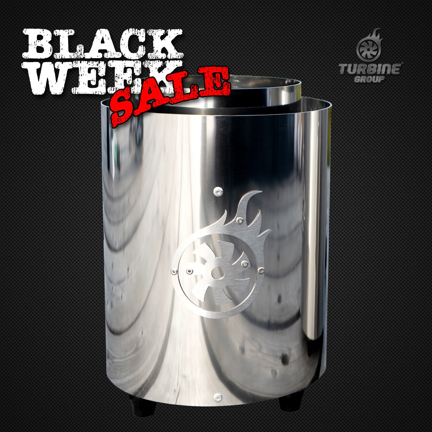 Turbine Neo Edelstahl poliert