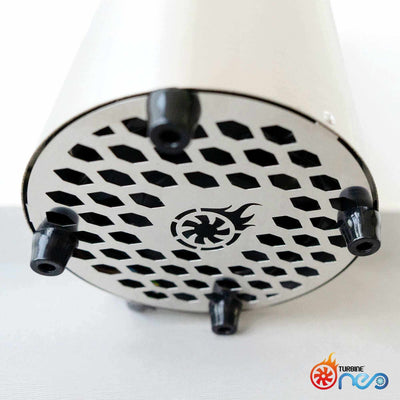 Turbine NEO Bodenblech, Turbine mit Schalter, schnellster Kohleanzünder der Welt, optimierter Airflow, Made in Germany, einzigartige Technologie