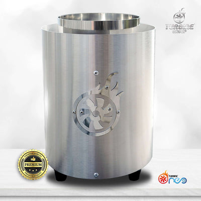 Turbine Neo Edelstahl gebürstet - premium stainless steel design with optimized airflow and innovative features.