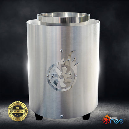 Turbine NEO gebürstet, schnellster Kohleanzünder der Welt, optimierter Airflow, Made in Germany, einzigartige Technologie, BBQ Zubehör