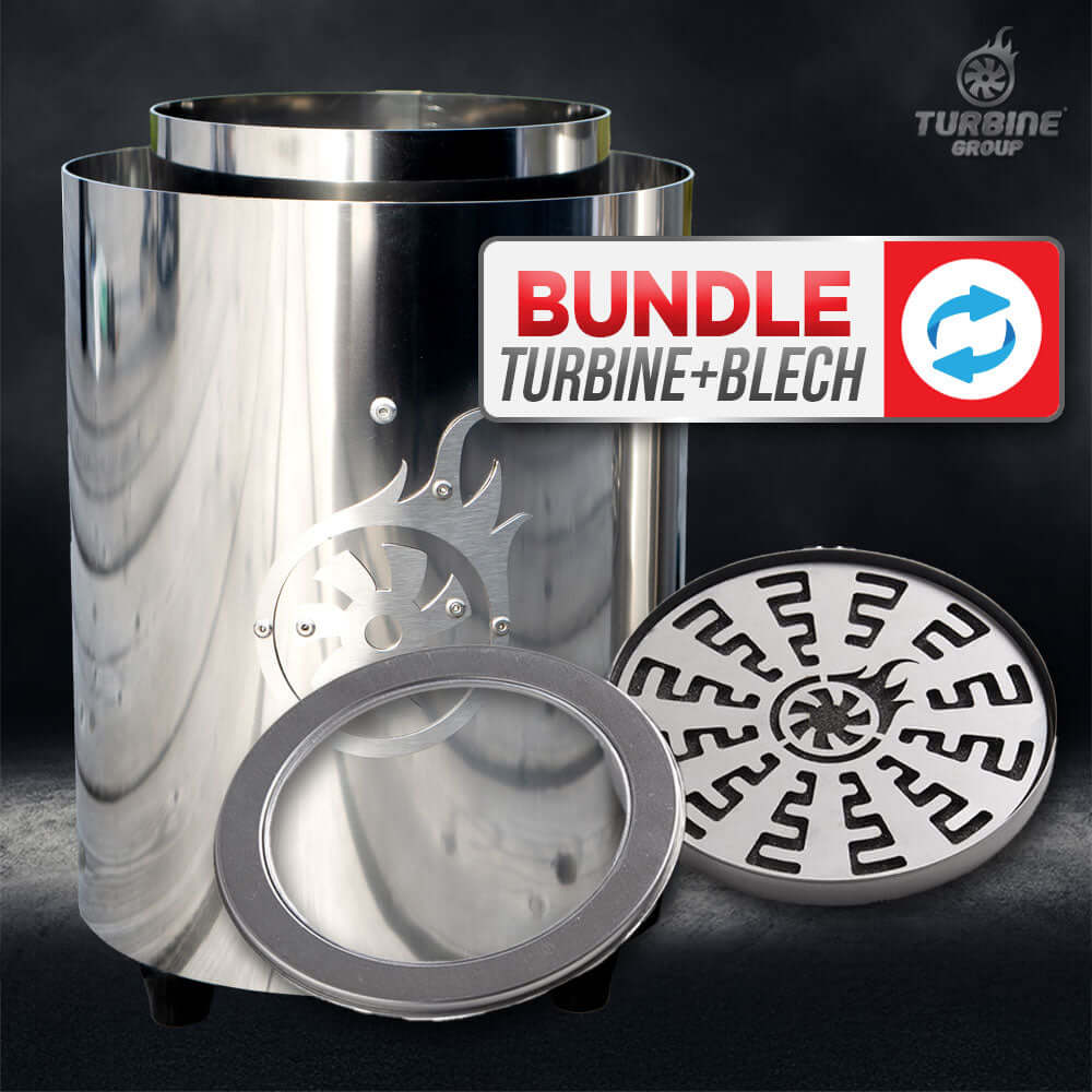 Turbine NEO Kohlenblech Bundle, weniger Vibrationen und Geräusche. Kein Kohlewenden nötig. Mehr Gewicht für Stabilität, kühleres Gehäuse